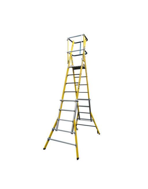 Buy Glassfibre MultiLyte Telescopic Platform - Tread 6-9 | Poly Direct