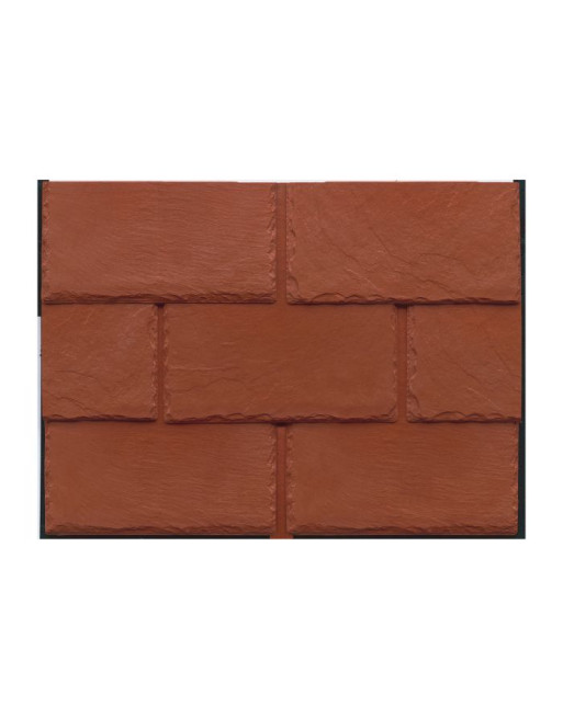 Buy Tapco Slate Roof Tile Brick Red | Poly Direct