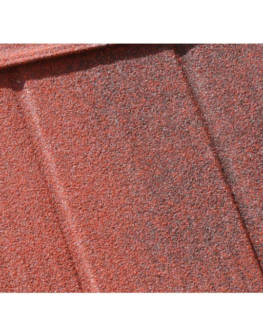 Buy Metrotile Shingle Tile Antique Red | Poly Direct