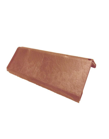 Buy Envirotile Plastic Lightweight Main Ridge Cap Terracotta | Poly Direct