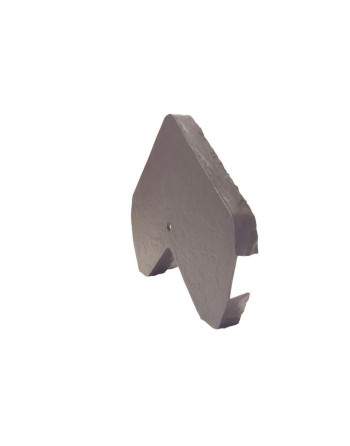 Buy Envirotile Plastic Lightweight Slate Gable End Cap Brown | Poly Direct