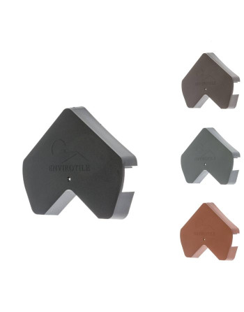 Buy Envirotile Standard Gable End Cap Anthracite Grey | Poly Direct