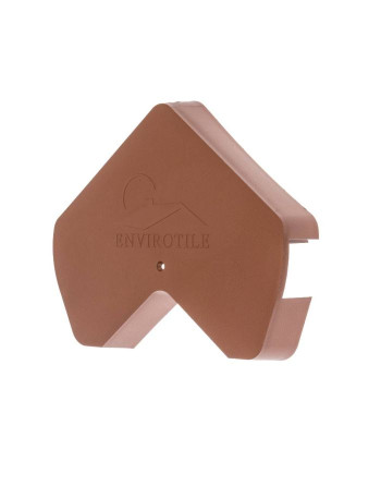 Buy Envirotile Standard Gable End Cap Terracotta | Poly Direct