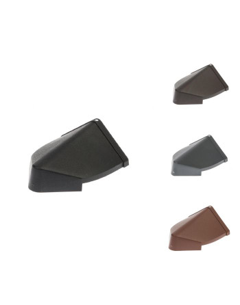 Buy Envirotile Standard Hip End Cap Anthracite Grey | Poly Direct