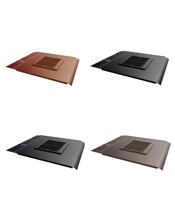 Buy Envirotile Plastic Tile Cowl Vent Grey | Poly Direct