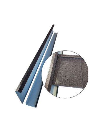 Buy Metrotile 2PC Non Handed Barge Charcoal | Poly Direct