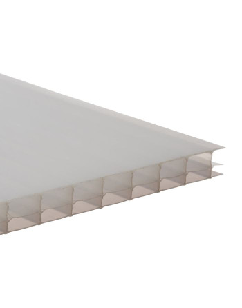 Buy Multiwall Polycarbonate Sheet Opal - Thickness 16 mm Width 700 mm Length 3 m | Poly Direct