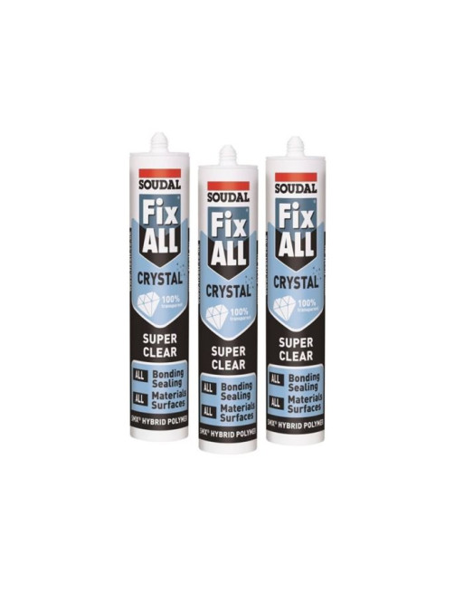 Buy Fix ALL Crystal Clear Sealant & Adhesive Triple Pack | Poly Direct