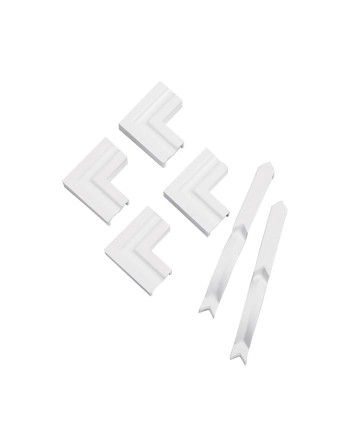 Buy Roomline 90° Architrave Trim Kit 6 White | Poly Direct