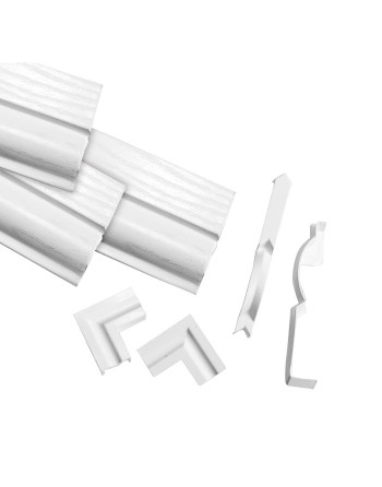 Buy Roomline Architrave Single Door Kit White | Poly Direct