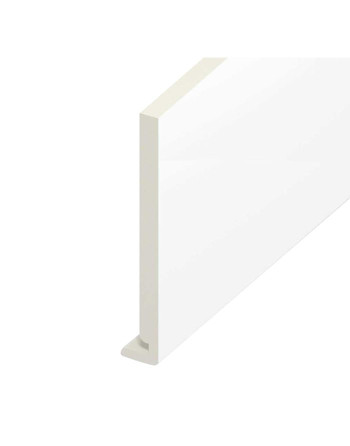 Buy White Smooth Standard Fascia Euroboard - Length 5m x Width 200mm | Poly Direct