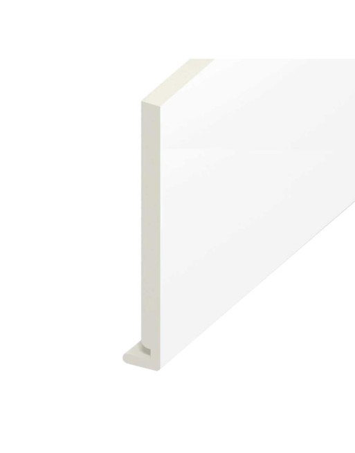 Buy White Smooth Standard Fascia Euroboard - Length 5m x Width 225mm | Poly Direct