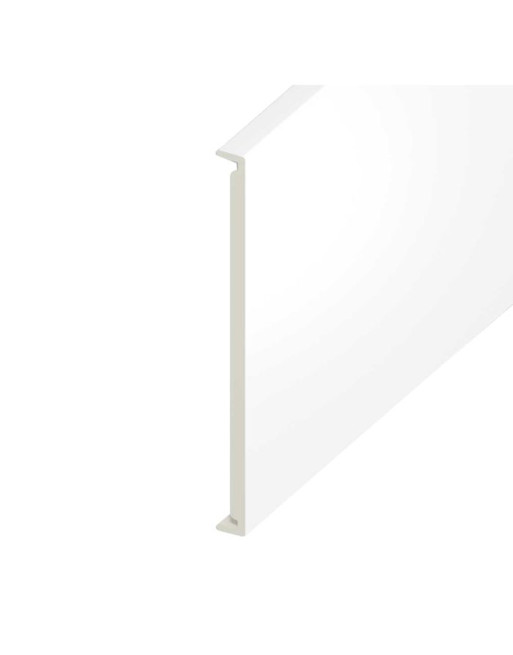 Buy White Smooth Double Edged Fascia Board - Length 5m x Width 450mm | Poly Direct