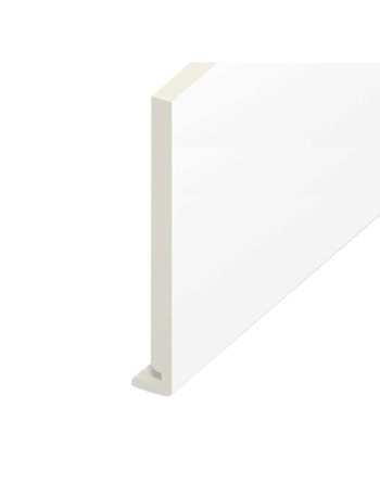 Buy White Smooth Standard Fascia Euroboard - Length 5m x Width 250mm | Poly Direct