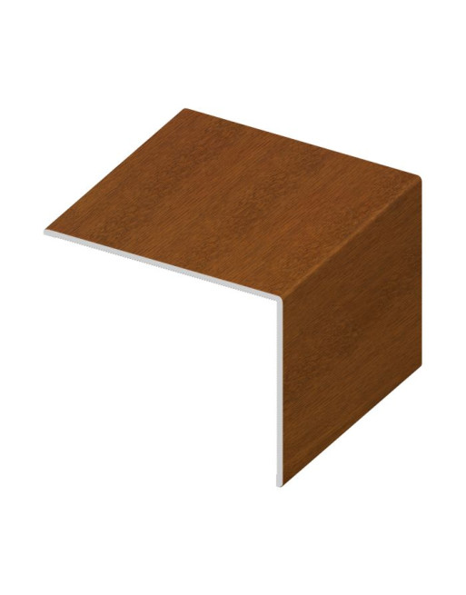 Buy Rigid Angle Golden Oak - Width x Width 80 x 80mm | Poly Direct