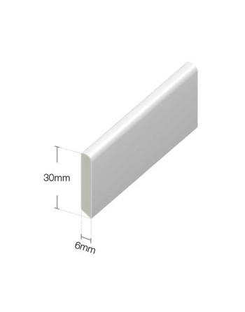 Buy Cloaking Fillet Finishing Trim Anthracite Grey Smooth - Width 30 mm | Poly Direct