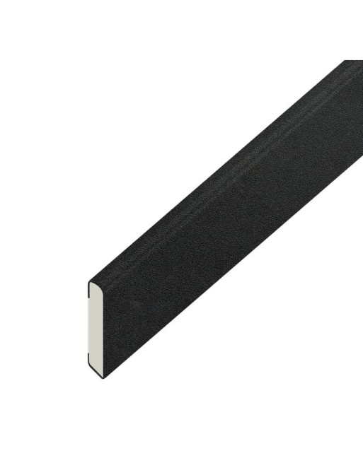 Buy Cloaking Fillet Finishing Trim Black Matt - Width 30 mm | Poly Direct