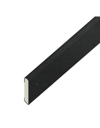 Buy Cloaking Fillet Finishing Trim Black Matt - Width 20 mm | Poly Direct