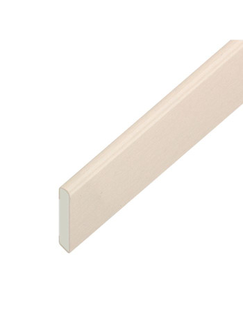 Buy Cloaking Fillet Finishing Trim Cream White Woodgrain - Width 30 mm | Poly Direct