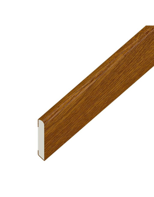 Buy Cloaking Fillet Finishing Trim Golden Oak Woodgrain - Width 30 mm | Poly Direct