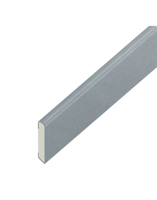 Buy Cloaking Fillet Finishing Trim Moondust Grey Woodgrain - Width 30 mm | Poly Direct