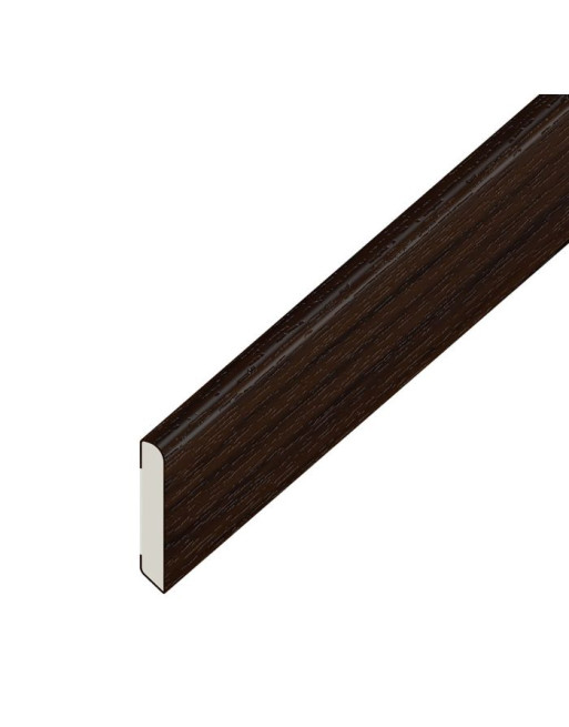 Buy Cloaking Fillet Finishing Trim Rosewood Woodgrain - Width 30 mm | Poly Direct