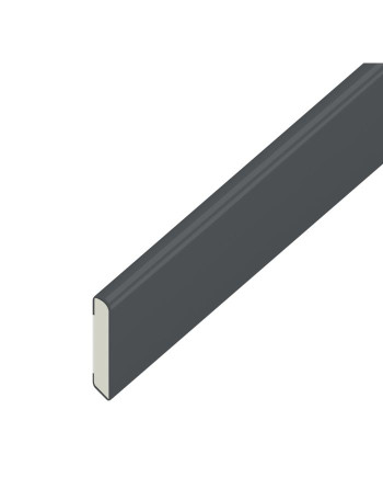 Buy Cloaking Fillet Finishing Trim Slate Grey Smooth - Width 30 mm | Poly Direct