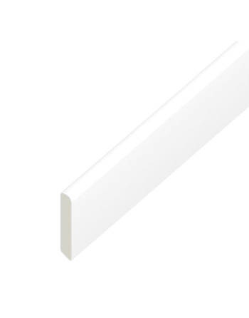 Buy Cloaking Fillet Finishing Trim White Smooth - Width 30 mm | Poly Direct