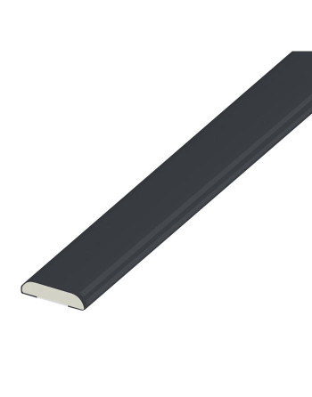 Buy D Moulding Finishing Trim Anthracite Grey Smooth | Poly Direct