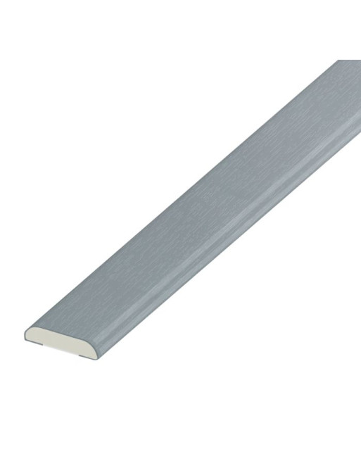 Buy D Moulding Finishing Trim Moondust Grey Woodgrain | Poly Direct