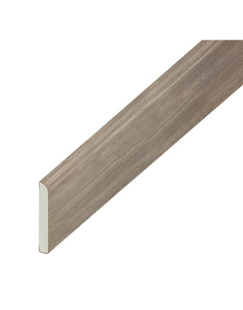 Buy Pencil Round Architrave Flat Anteak Woodgrain - Width 65 mm | Poly Direct