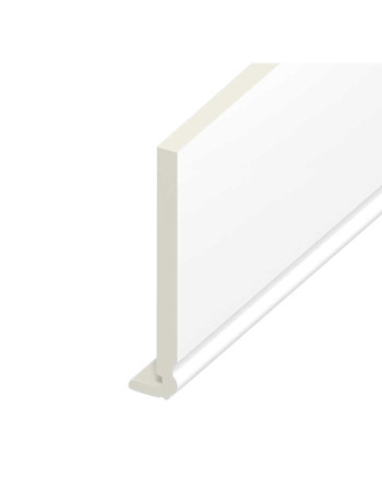 Buy White Standard Ogee Fascia Board - Length 5m x Width 200mm | Poly Direct