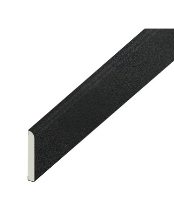 Buy Pencil Round Architrave Flat Black Matt - Width 65 mm | Poly Direct