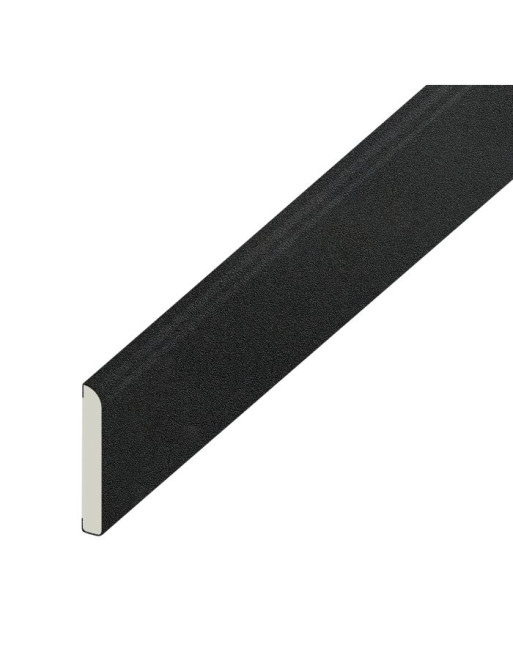 Buy Pencil Round Architrave Flat Black Matt - Width 95 mm | Poly Direct