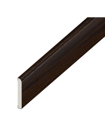 Buy Pencil Round Architrave Flat Rosewood Woodgrain - Width 65 mm | Poly Direct