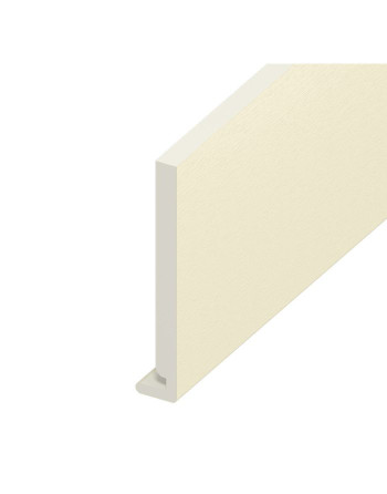 Buy Cream Woodgrain Standard Fascia Euroboard - Length 5m x Width 225mm | Poly Direct