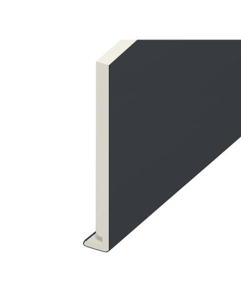 Buy Anthracite Grey Smooth Standard Fascia Euroboard - Length 5m x Width 250mm | Poly Direct