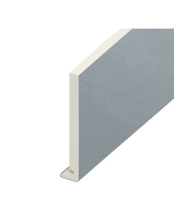 Buy Moondust Grey Woodgrain Standard Fascia Euroboard - Length 5m x Width 150mm | Poly Direct