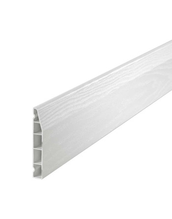 Buy Roomline Skirting Board White - Width 100 mm Chamfered | Poly Direct