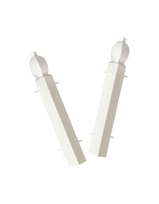 Buy Roomline Skirting External Corner Trim White - Width 150 mm Ogee | Poly Direct