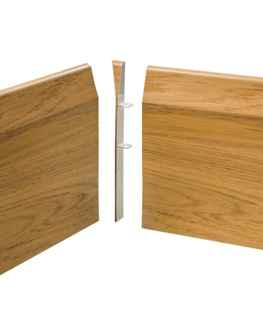 Buy Roomline Skirting Internal Corner Trim Chamfered English Oak | Poly Direct