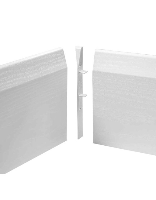 Buy Roomline Skirting Internal Corner Trim Chamfered White | Poly Direct