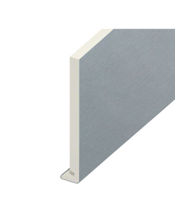 Buy Moondust Grey Woodgrain Standard Fascia Euroboard - Length 5m x Width 200mm | Poly Direct