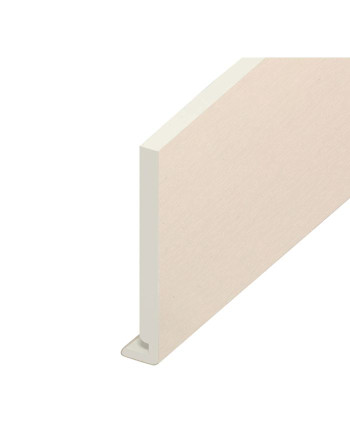 Buy Cream White Woodgrain Standard Fascia Euroboard - Length 5m x Width 150mm | Poly Direct