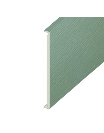 Buy Chartwell Green Woodgrain Double Edged Fascia Board - Length 5m x Width 450mm | Poly Direct