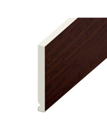 Buy Rosewood Flat Fascia Board - Length 5m x Width 300mm | Poly Direct