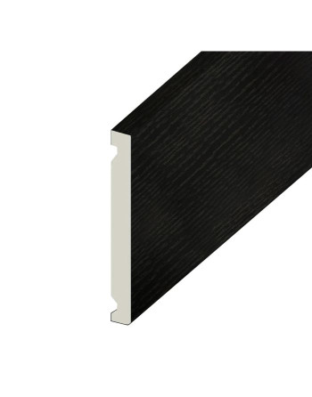 Buy Black Ash Double Ended Flat Fascia Board - Length 5m x Width 400mm | Poly Direct