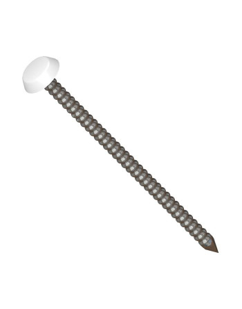 Buy Polytop Pins White - Length 40 mm | Poly Direct