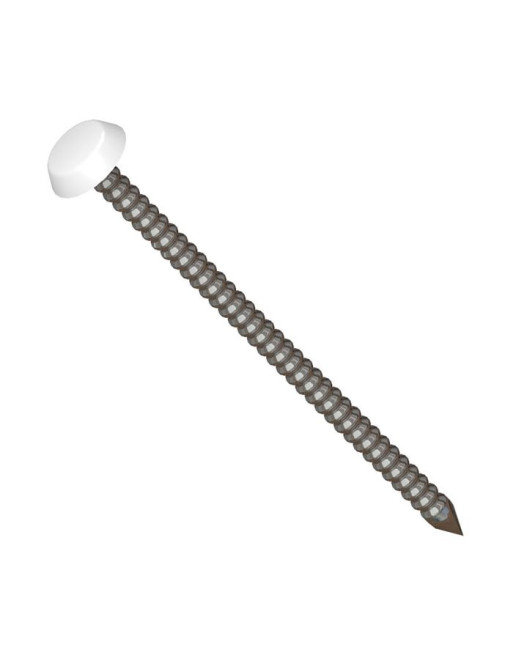 Buy Polytop Pins White - Length 30 mm | Poly Direct