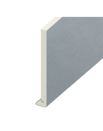 Buy Moondust Grey Woodgrain Standard Fascia Euroboard - Length 5m x Width 225mm | Poly Direct